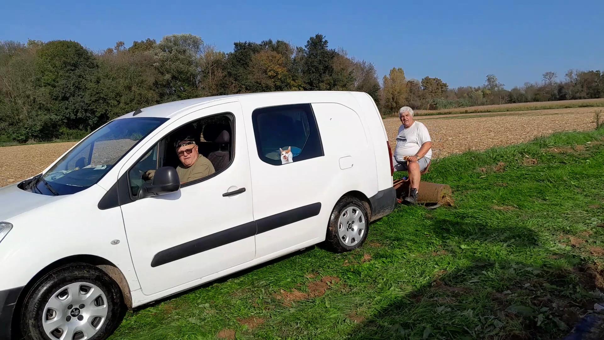 Thierry et jean michel au rouleau